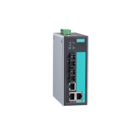 MOXA Entry-Level Mgd Eth. Swtch W/ 3 10/100Baset(X)Ports, Eds-405A-Mm-Sc EDS-405A-MM-SC